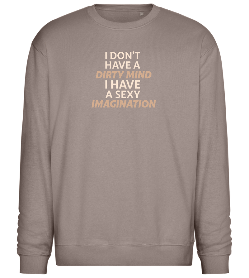 Sexy Imagination Design - Comfort Essential Unisex Sweater_CHARCOAL CHIN_front