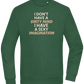 Sexy Imagination Design - Comfort Essential Unisex Sweater_GREEN BOTTLE_front