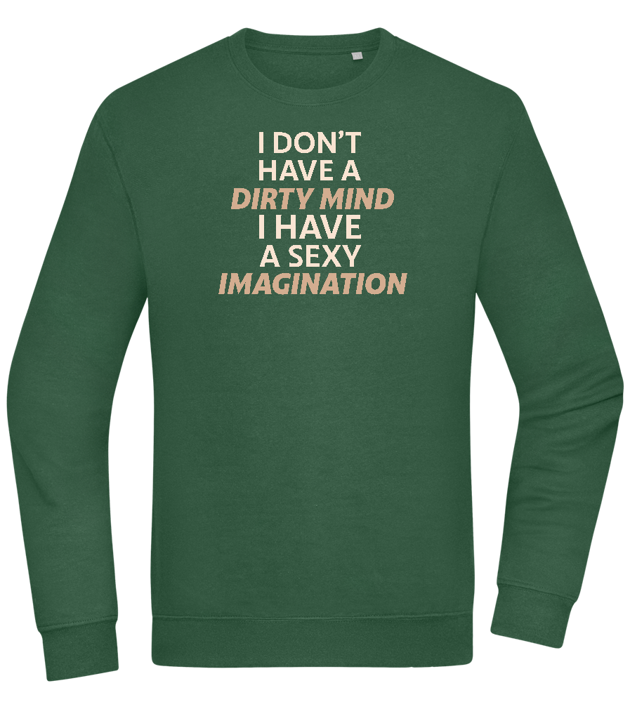 Sexy Imagination Design - Comfort Essential Unisex Sweater_GREEN BOTTLE_front