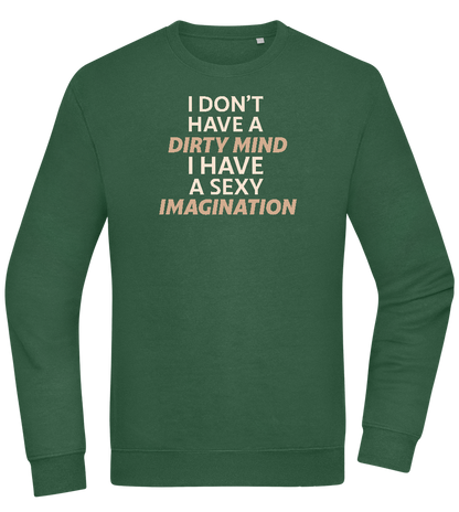 Sexy Imagination Design - Comfort Essential Unisex Sweater_GREEN BOTTLE_front