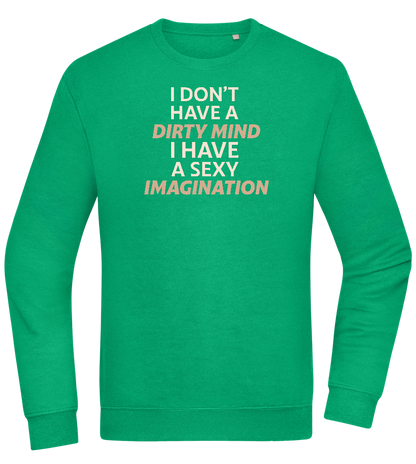 Sexy Imagination Design - Comfort Essential Unisex Sweater_MEADOW GREEN_front