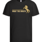 What The Buck Design - Basic kids t-shirt_DEEP BLACK_front