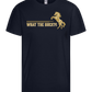 What The Buck Design - Basic kids t-shirt_FRENCH NAVY_front