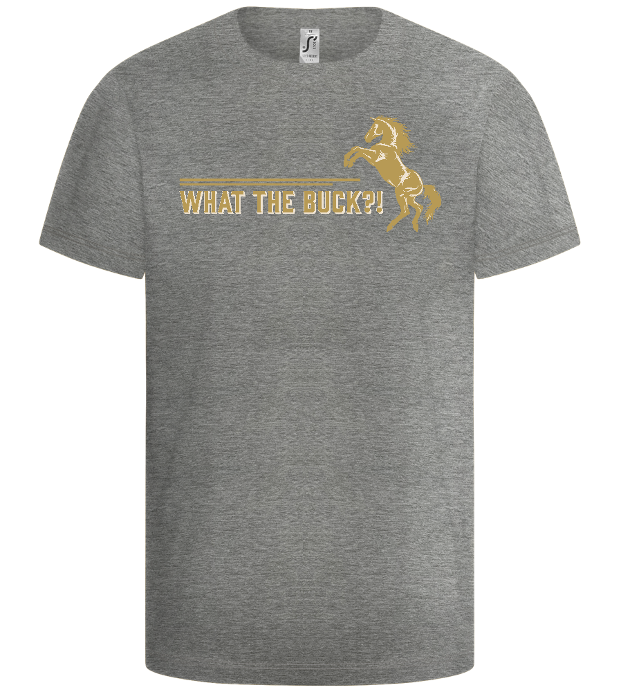 What The Buck Design - Basic kids t-shirt_ORION GREY_front