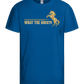 What The Buck Design - Basic kids t-shirt_ROYAL_front