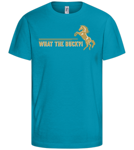 What The Buck Design - Basic kids t-shirt