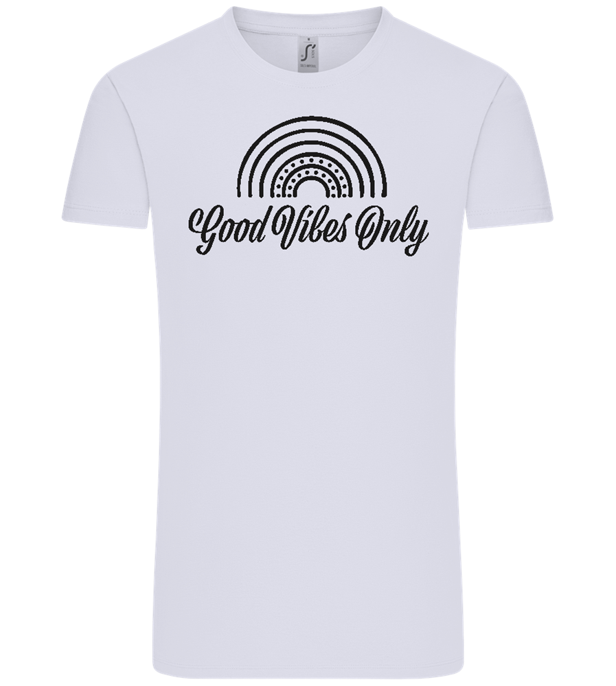 Good Vibes Only Design - Comfort Unisex T-Shirt_LILAK_front