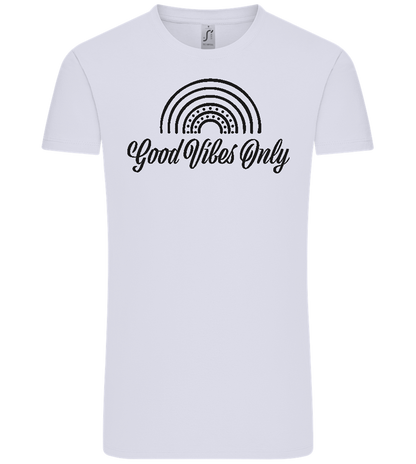 Good Vibes Only Design - Comfort Unisex T-Shirt_LILAK_front