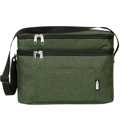 600D RPET Cooler Bag_DARK GREEN_front