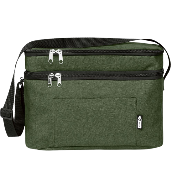 600D RPET Cooler Bag_DARK GREEN_front