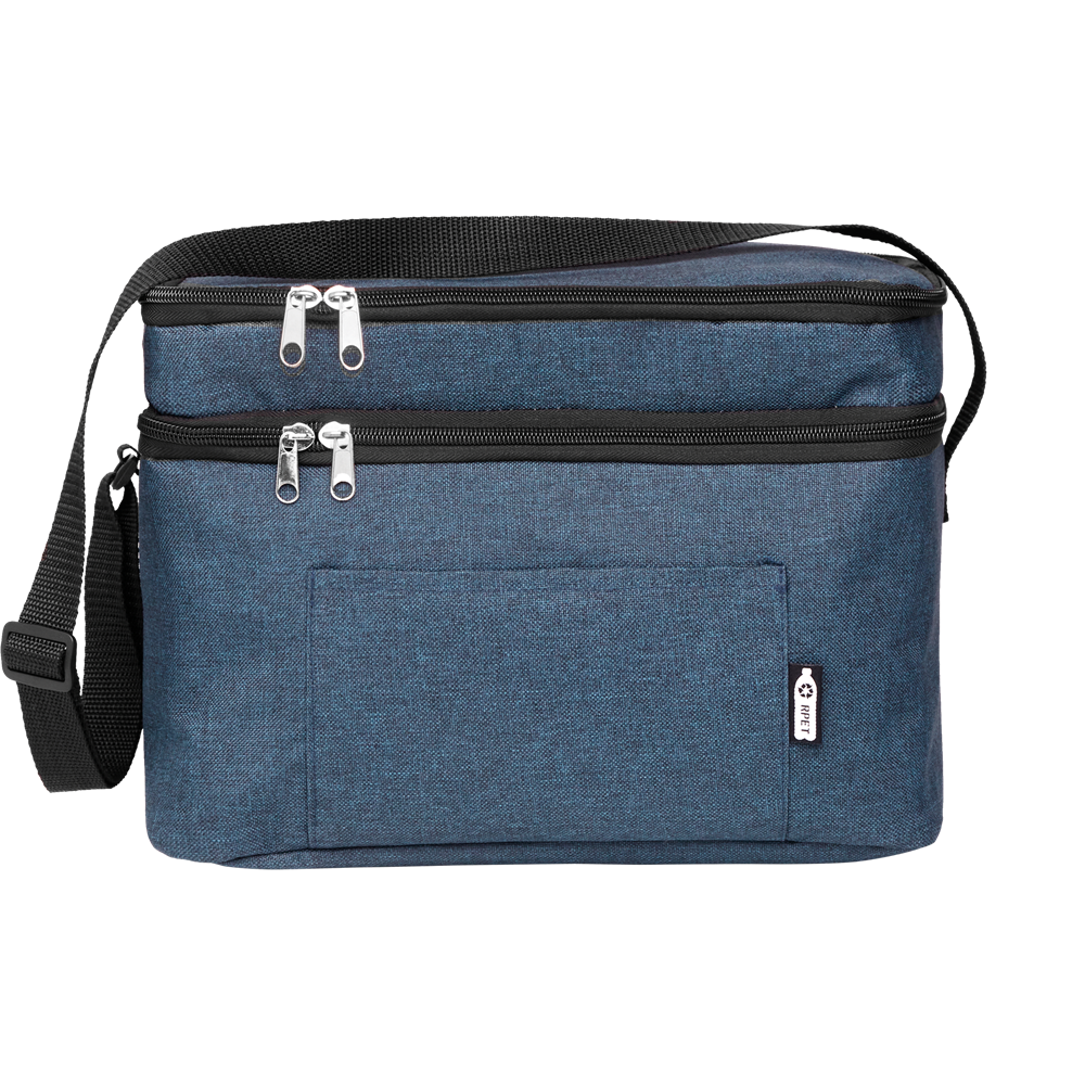 600D RPET Cooler Bag_BLUE_front