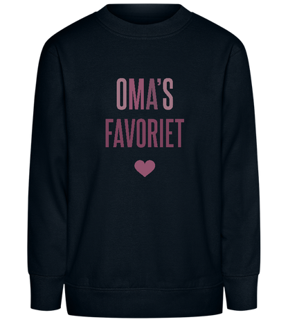 Oma's Favoriet Design - Comfort Kids Sweater_BLACK_front