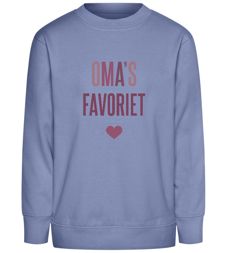 Oma's Favoriet Design - Comfort Kids Sweater_BLUE_front