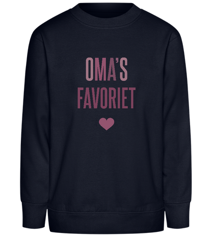 Oma's Favoriet Design - Comfort Kids Sweater_FRENCH NAVY_front