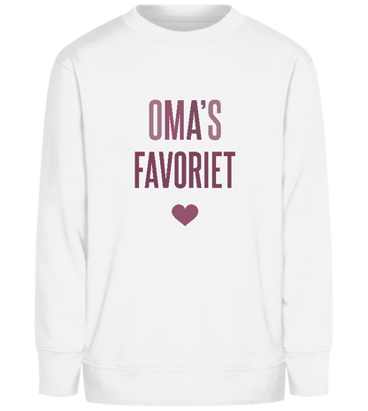 Oma's Favoriet Design - Comfort Kids Sweater_WHITE_front