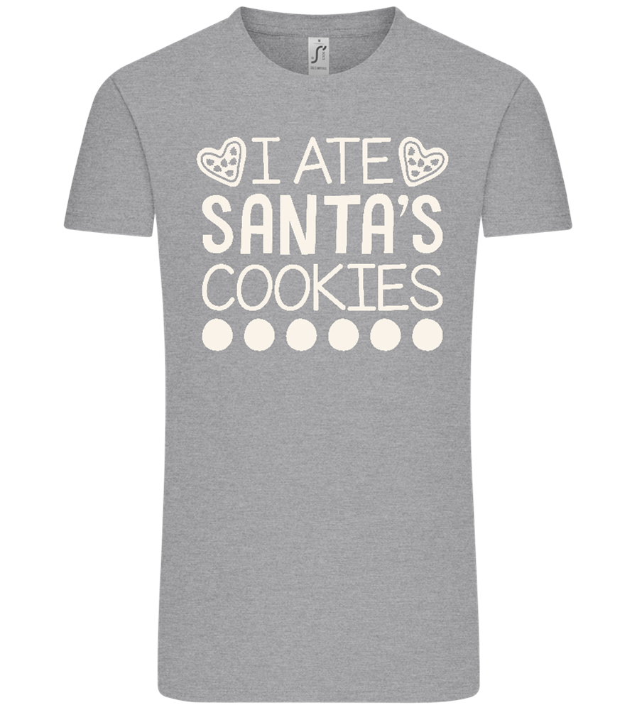 Santa's Cookies Design - Comfort Unisex T-Shirt_ORION GREY_front