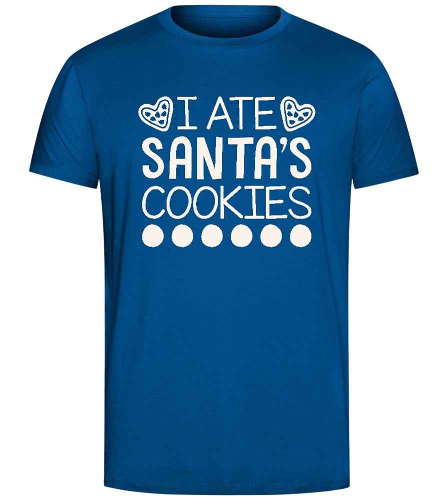 Santa's Cookies Design - Comfort Unisex T-Shirt_ROYAL_front