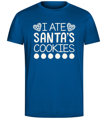 Santa's Cookies Design - Comfort Unisex T-Shirt_ROYAL_front