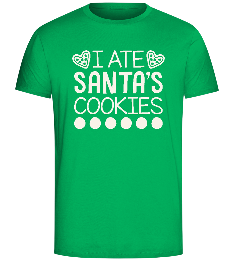 Santa's Cookies Design - Comfort Unisex T-Shirt_SPRING GREEN_front