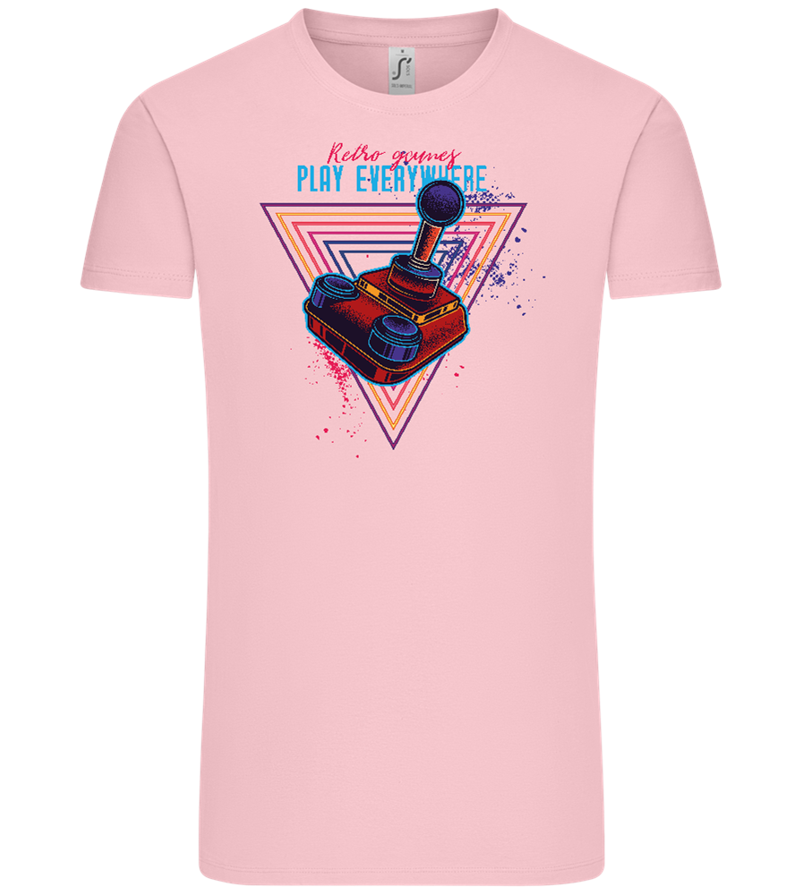 Play Everywhere Design - Comfort Unisex T-Shirt_CANDY PINK_front