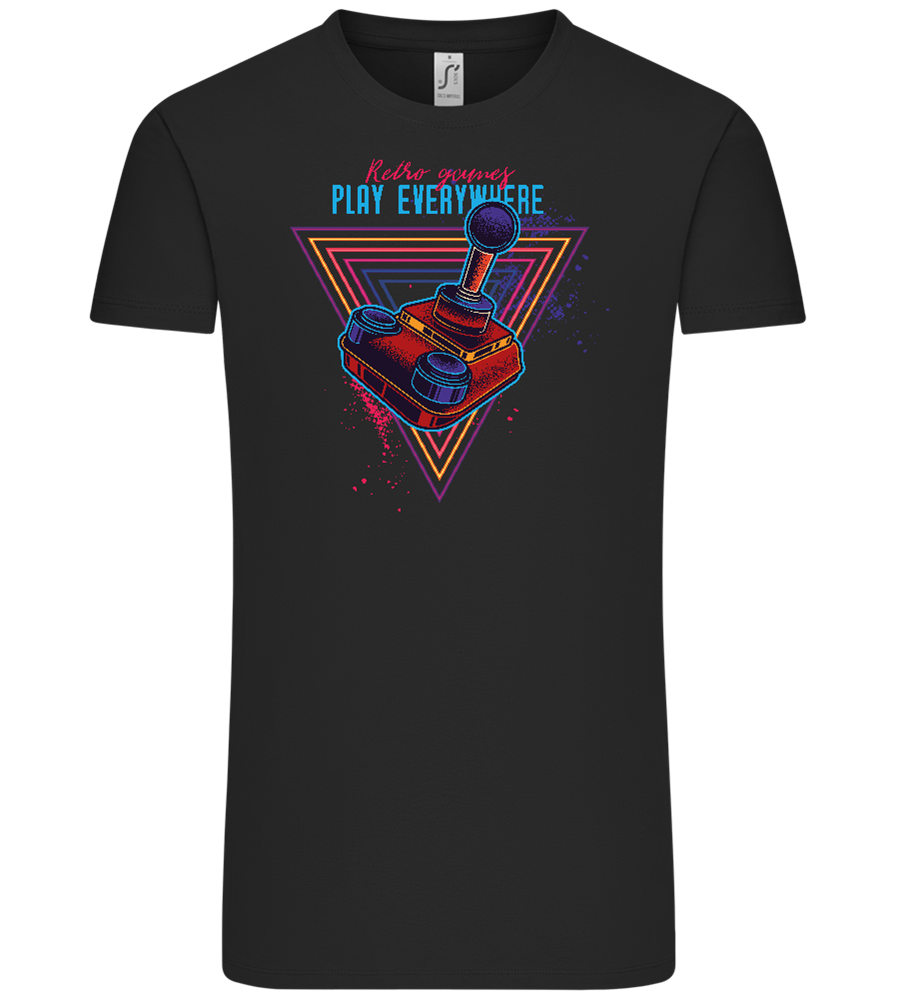 Play Everywhere Design - Comfort Unisex T-Shirt_DEEP BLACK_front