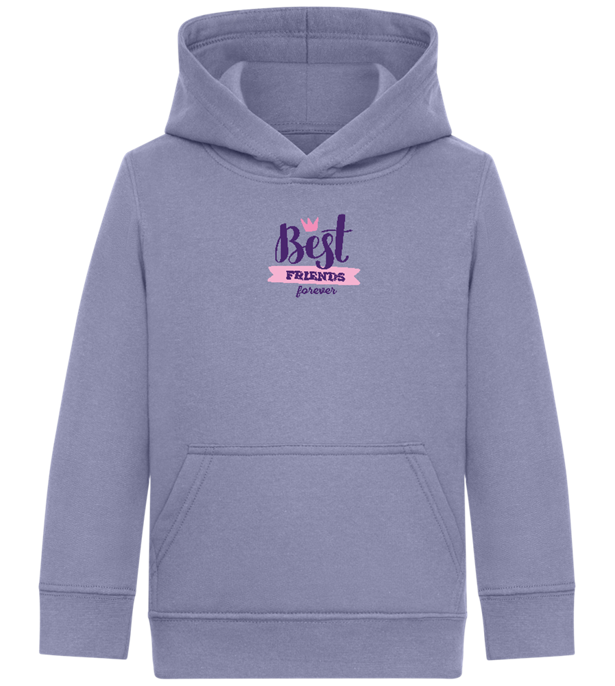 BFF Crown Design - Comfort Kids Hoodie_BLUE_front