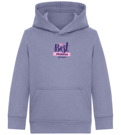 BFF Crown Design - Comfort Kids Hoodie_BLUE_front