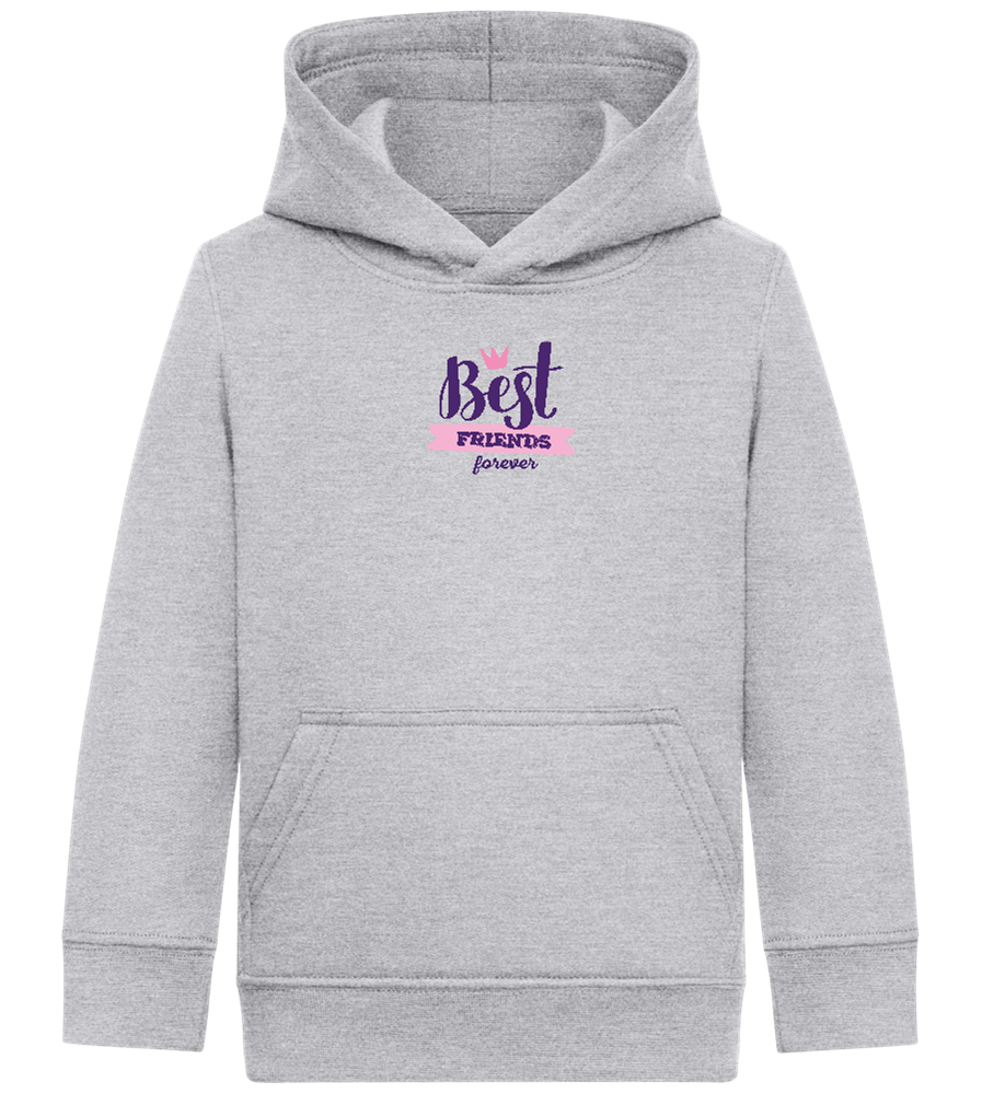 BFF Crown Design - Comfort Kids Hoodie_ORION GREY II_front