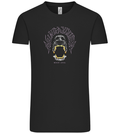 Hungry Dogs Design - Comfort Unisex T-Shirt_DEEP BLACK_front