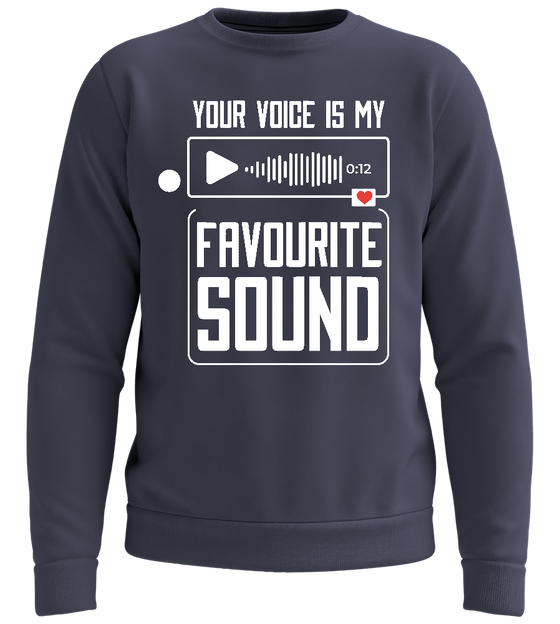 My Favourite Sound Design - Comfort unisex sweater_FRENCH NAVY_front