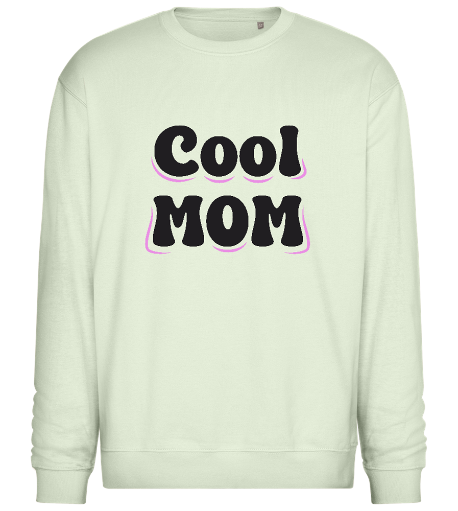 Cool Mom Design - Comfort Essential Unisex Sweater_CREAMY GREEN_front