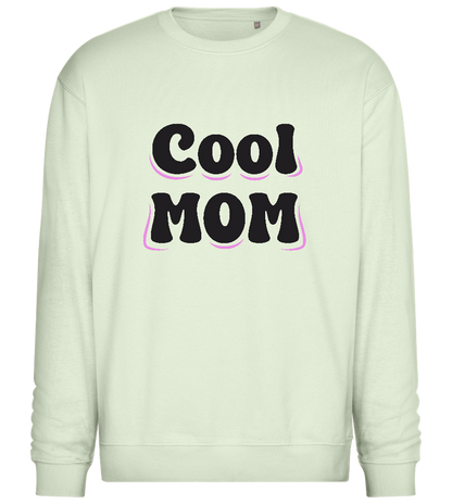 Cool Mom Design - Comfort Essential Unisex Sweater_CREAMY GREEN_front