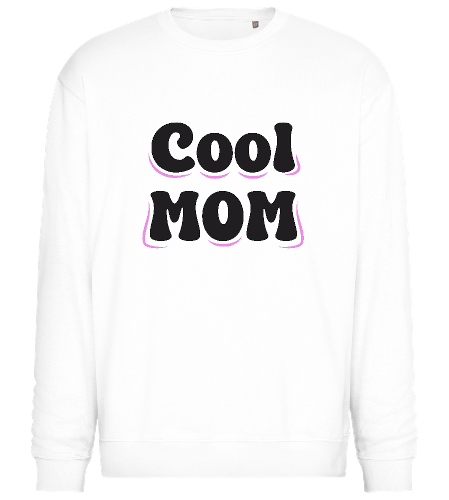 Cool Mom Design - Comfort Essential Unisex Sweater_WHITE_front