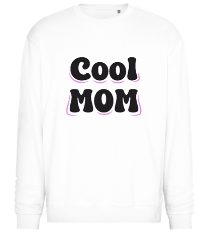 Cool Mom Design - Comfort Essential Unisex Sweater_WHITE_front