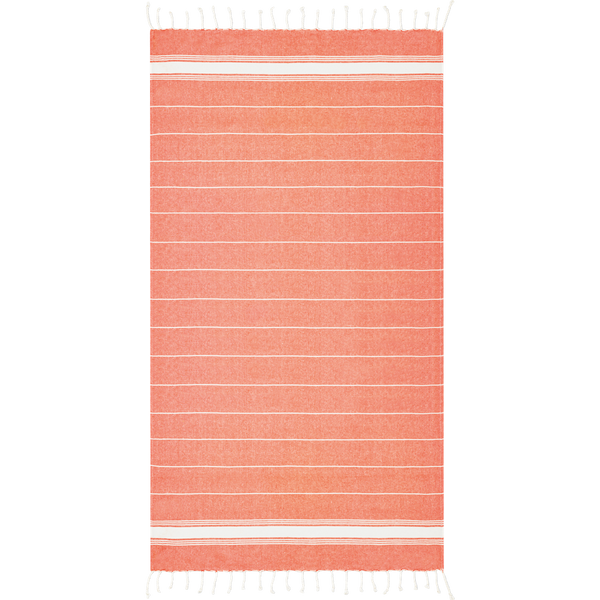 Cotton Hamam Beach Towel 180gsm_ORANGE_front