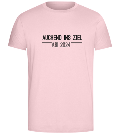 Rauchend Ins Ziel Design - Comfort Unisex T-Shirt_CANDY PINK_front