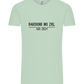 Rauchend Ins Ziel Design - Comfort Unisex T-Shirt_ICE GREEN_front