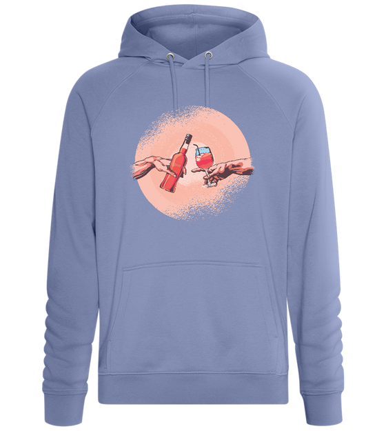 The Creation of Cocktails Design - Comfort unisex hoodie_BLUE_front