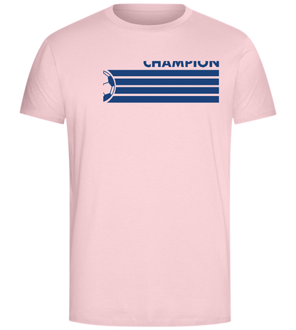 Soccer Champion Design - Comfort Unisex T-Shirt_CANDY PINK_front