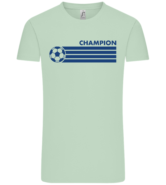 Soccer Champion Design - Comfort Unisex T-Shirt_ICE GREEN_front
