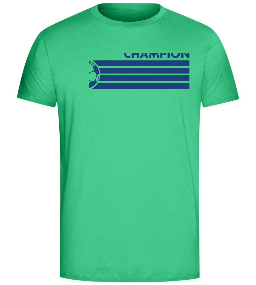 Soccer Champion Design - Comfort Unisex T-Shirt_SPRING GREEN_front