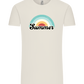 Summer Rainbow Design - Comfort Unisex T-Shirt_ECRU_front