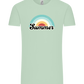 Summer Rainbow Design - Comfort Unisex T-Shirt_ICE GREEN_front