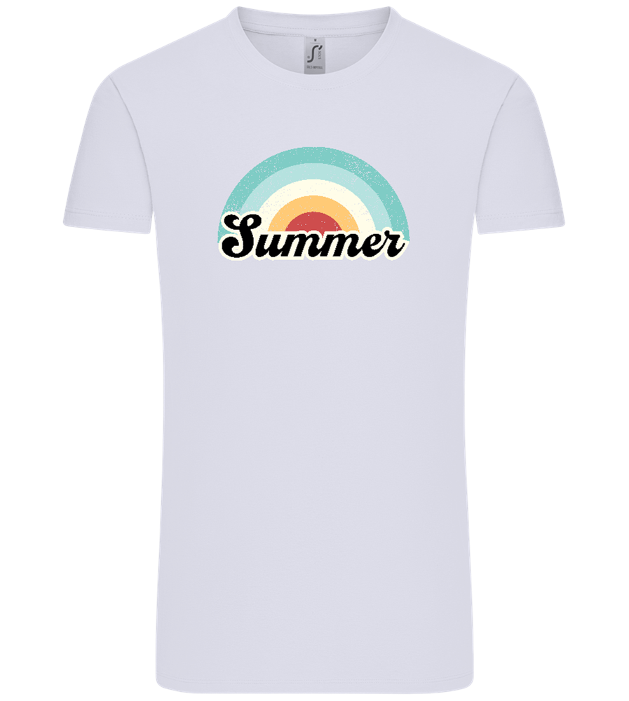 Summer Rainbow Design - Comfort Unisex T-Shirt_LILAK_front