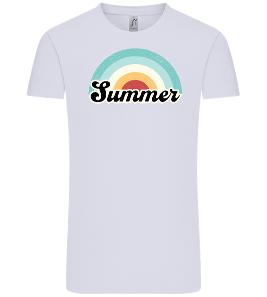 Summer Rainbow Design - Comfort Unisex T-Shirt_LILAK_front