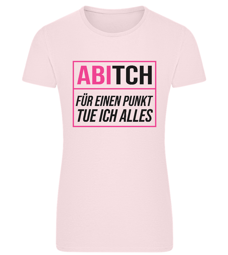 Tue Ich Alles Design - Comfort women's fitted t-shirt_LIGHT PINK_front