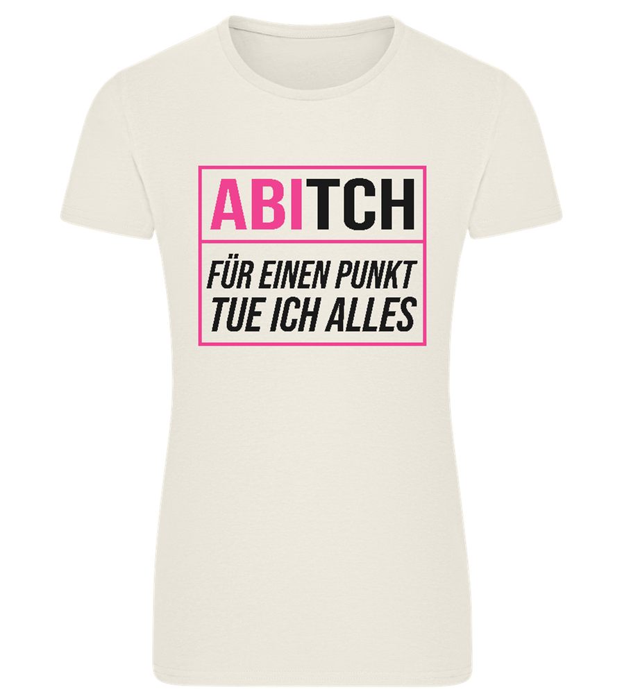 Tue Ich Alles Design - Comfort women's fitted t-shirt_SILESTONE_front