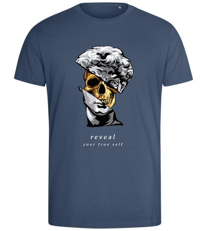 Reveal Your Self Design - Comfort men's fitted t-shirt_DENIM_front