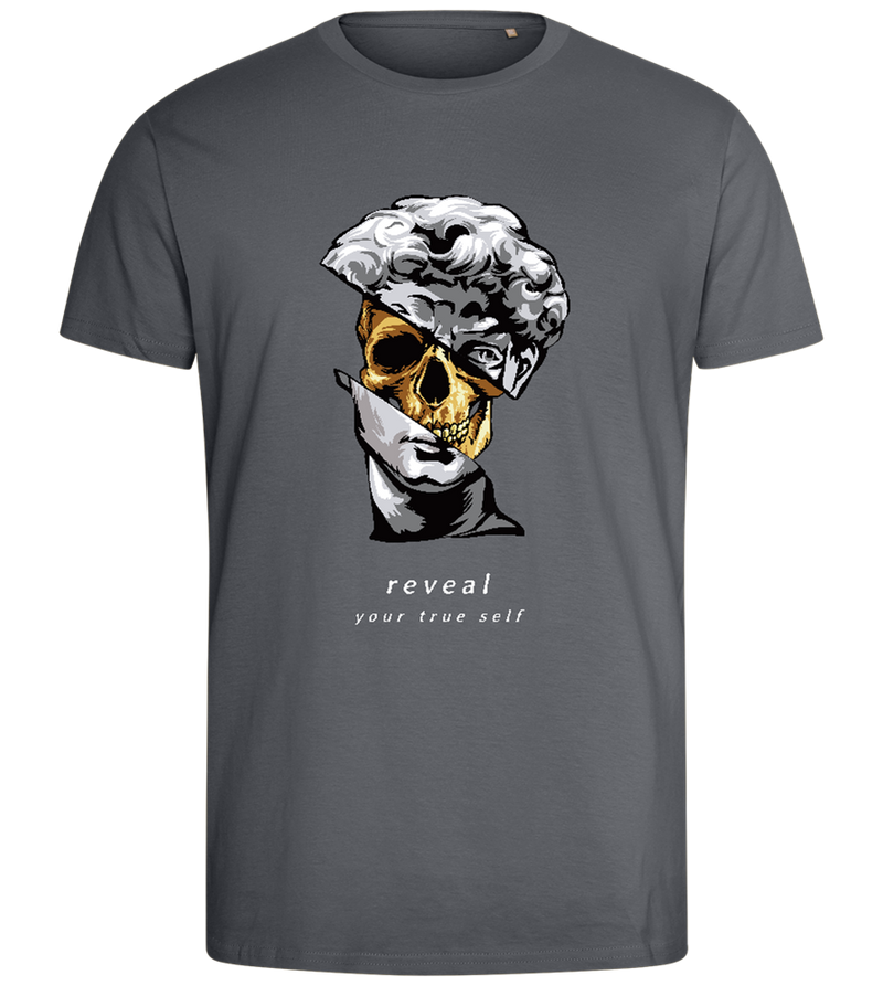 Reveal Your Self Design - Comfort men's fitted t-shirt_MOUSE GREY_front