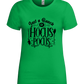 Hocus Pocus Design - Premium women's t-shirt_MEADOW GREEN_front